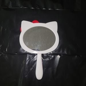 Hello kitty hand-held mirror